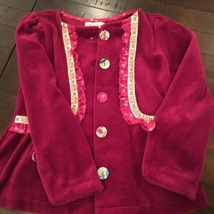 Matilda Jane Velvet Cardigan